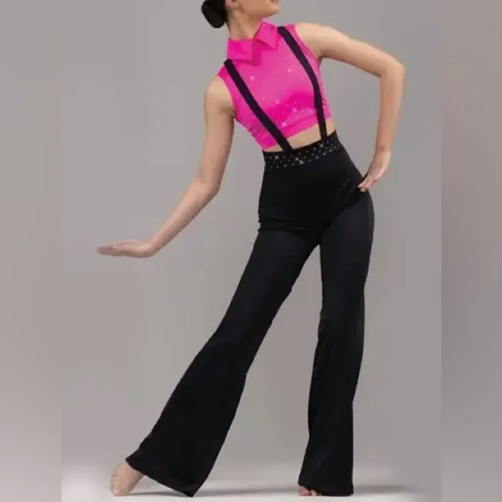 WEISSMAN Dance Costume menswear hot pink black Bye Bye Blackbird 14089 SA